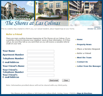 Las Colinas: Refer a Friend